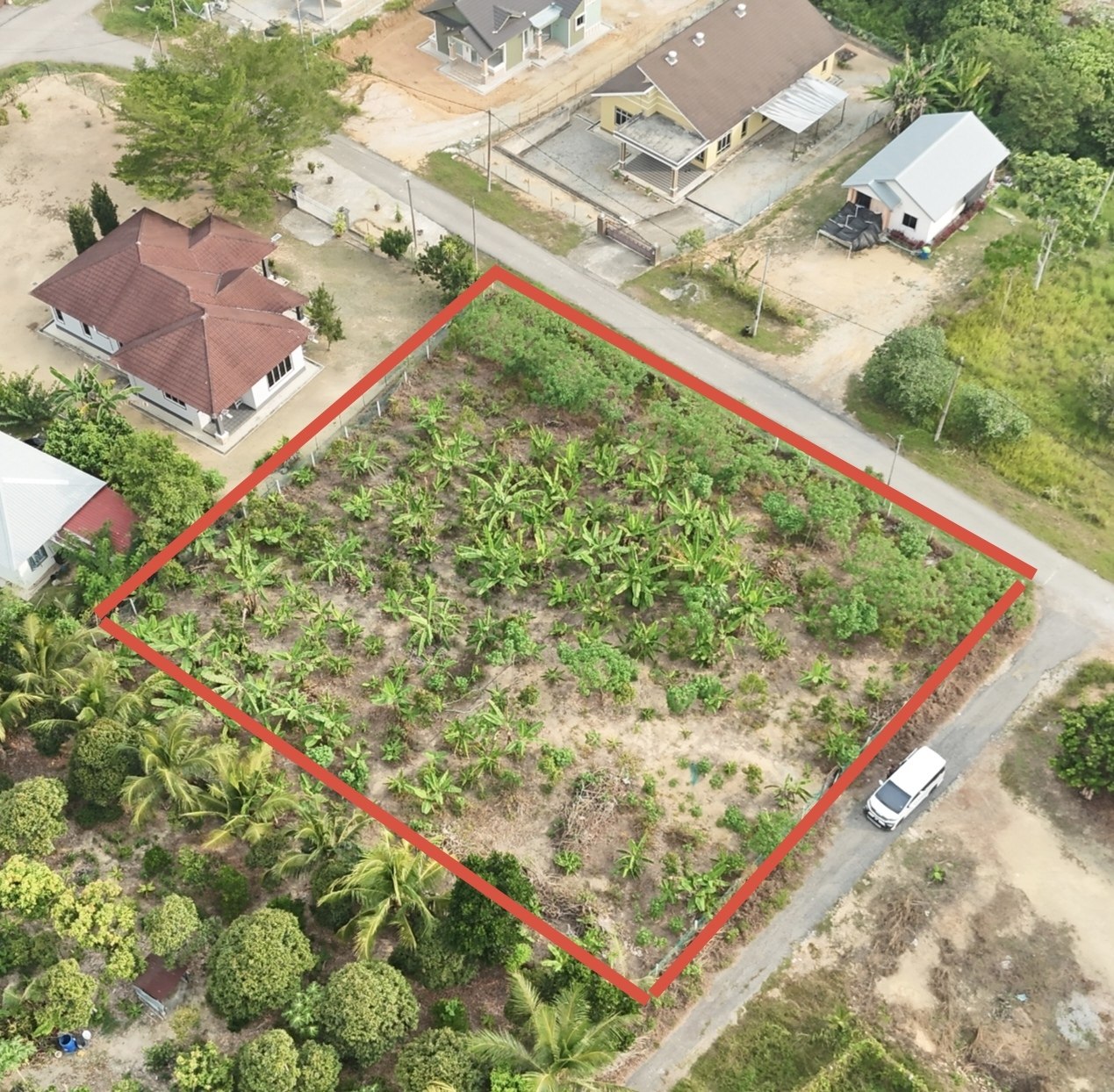 Tanah 0.3497 Ekar, Jasin - gambar 1